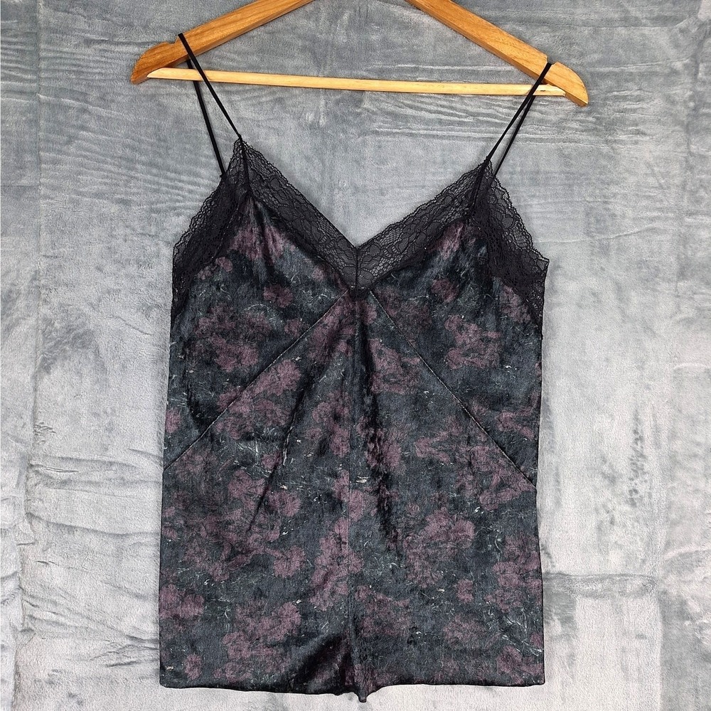 Womens Top Small Fairy Grunge Babydoll Y2K Velvet Coquette Romantic Whimsigoth
